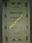 Přehled dějin literatury české s důležitějšími ukázkami - díl i. - doba stará a střední - mejsnar františek - náhled