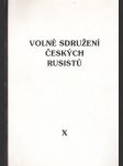 Volné sdružení českých rusistů X - náhled