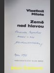 Země nad hlavou - milota vlastimil - náhled