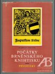 Počátky brněnského knihtisku. Prvotisky - náhled