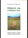 Hlásím se o nobelovu cenu marek vlastimil - náhled