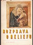 Rozprava o reliefu - náhled