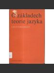 O základech teorie jazyka [Hjelmslev - jazykověda] - náhled