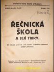 Řečnická škola a její triky - jarůšek josef - náhled