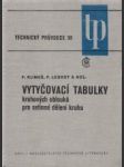 Vytyčovací tabulky kruhových oblouků pro setinné dělení kruhu - náhled