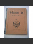 Ordinariátní list na rok 1883 - náhled