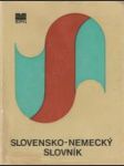 Slovensko - nemecký slovník - náhled