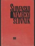 Slovensko - nemecký slovník - náhled