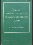 Příklady provozních výpočtú při dobývaní uhelných ložisek - náhled