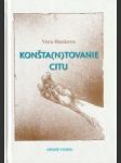 Konšta(n)tovanie citu - náhled