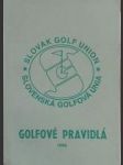 Golfové pravidlá - náhled