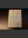 Česko-italský slovník - náhled