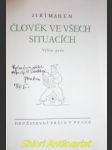 Člověk ve všech situacích - výbor prós - mahen jiří - náhled