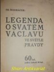 Legenda o svatém václavu ve světle pravdy - modráček františek - náhled