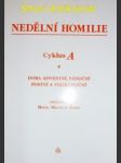 Nedělní homilie - cyklus a - díl 1 - doba adventní, vánoční postní a velikonoční - klisz miloslav - náhled