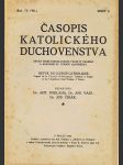 Časopis katolického duchovenstva roč. 73, sešit 3 - náhled