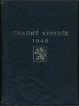 Úradný vestník 1948 i. - náhled