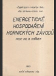 Energetické hospodáření hornických závodů - náhled