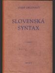 Slovenská syntax - náhled