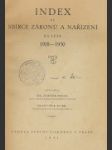 Souborný index ke sbírce zákonů a nařízení za léta 1918 až 1930 - náhled