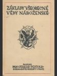 Základy všeobecné vědy náboženské II. - náhled