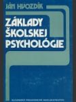 Základy školskej psychológie - náhled