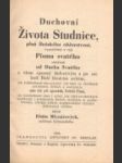 Duchovní života studniceplná Božského občerstvení, vyprýštěná v ráji Písma svtého otevřená of Ducha Svatého ... - náhled