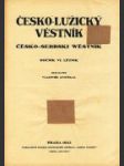 Českolužický  věstník , ročník VI. - náhled