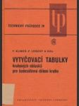 Vytyčovací tabulky kruhových oblouků pro šedesátinné dělení kruhu - náhled