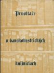 Prvotlače v banskobystrických knižniciach - náhled