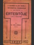 A Csurgói állam. segély. református főgimnázium értesitője - náhled