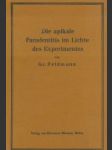 Die apikale paradentitis im lichte des experiments - náhled