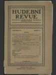 Hudební revue, roč. vi., sešit 9. - náhled